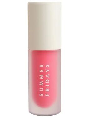 New Summer Fridays Dream Lip Oil Pink Cloud